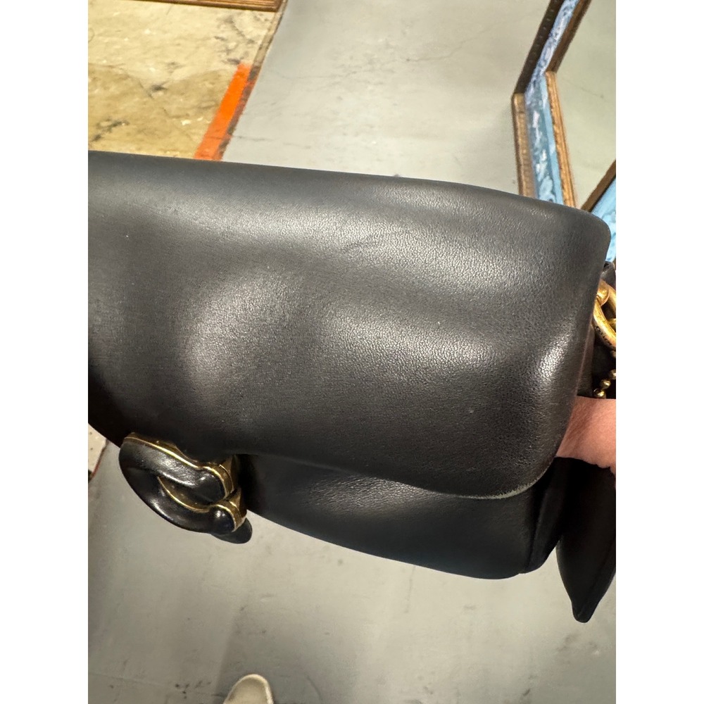 COACH Pillow Tabby 26 Shoulder Bag Black Authentic - Picture 8 of 8